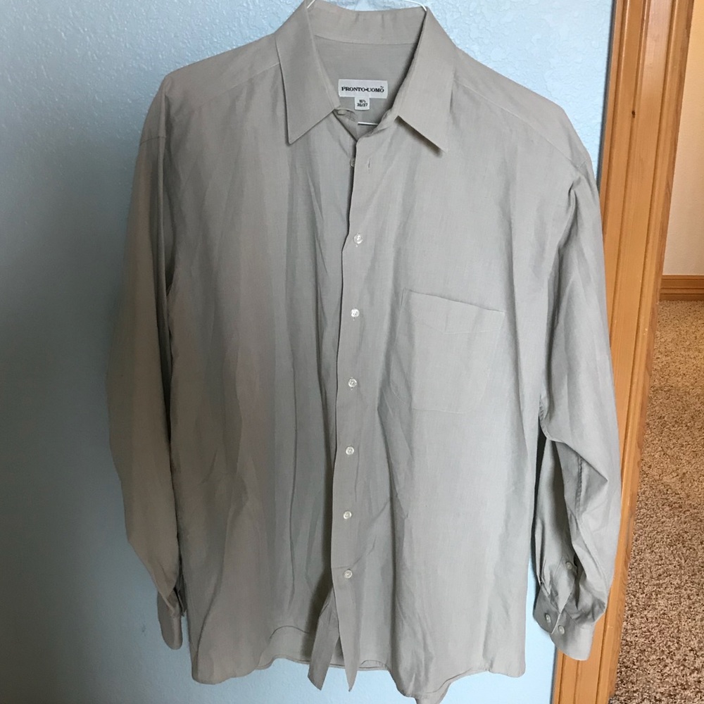 Pronto-Uomo dress shirt 16 1/2, 36/37